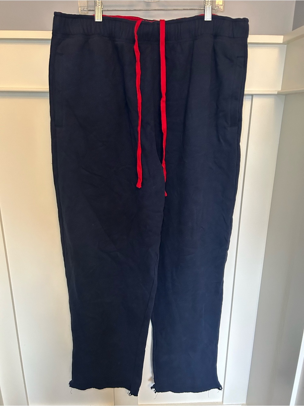 Vintage Nautica thick warm baggy straight leg sweatpants